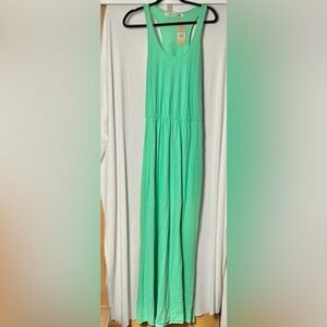 Michael Stars Racerback Blouson Maxi Dress Size OS